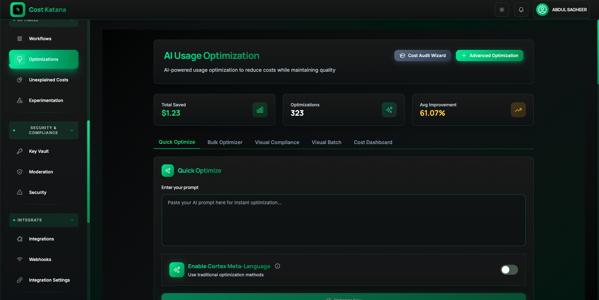Cost Katana Documentation - AI Cost Optimization & Management